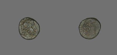 Coin Depicting the God Asklepios