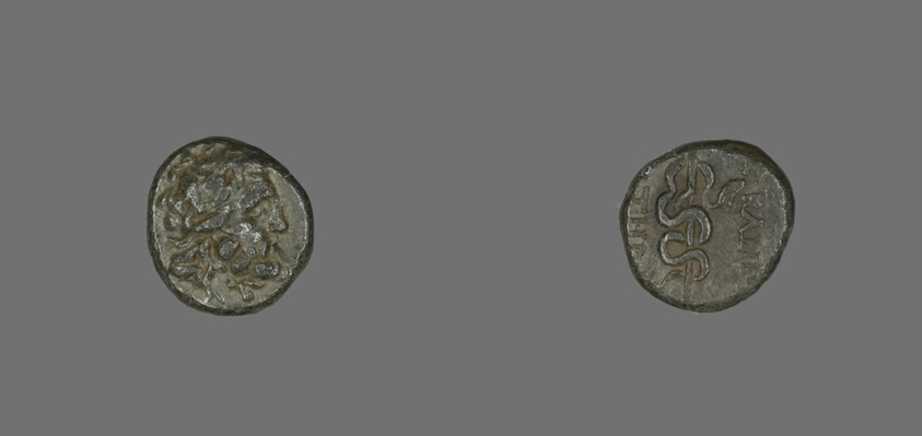 Coin Depicting the God Asklepios