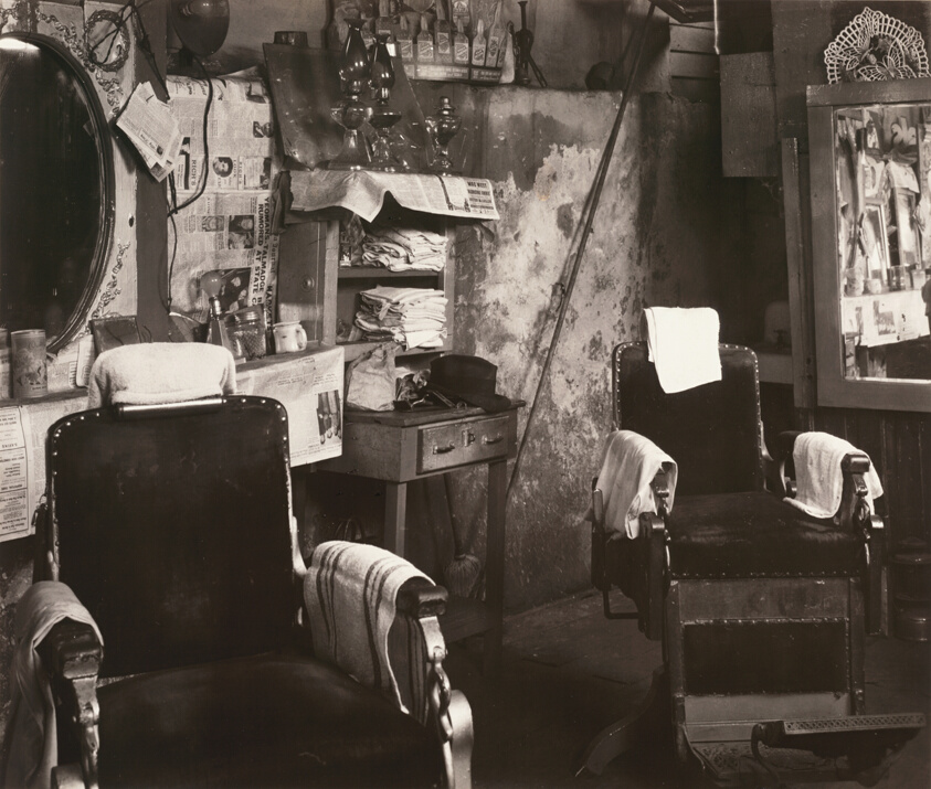 Negro Barber Shop Interior, Atlanta