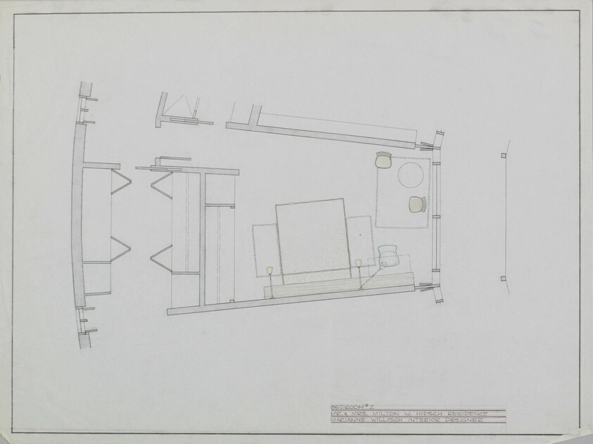 Mr. and Mrs. Milton W. Hirsch House, Highland Park, Illinois, Plans