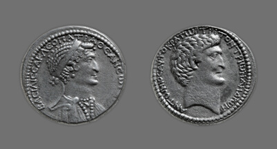 Tetradrachm (Coin) Portraying Queen Cleopatra VII