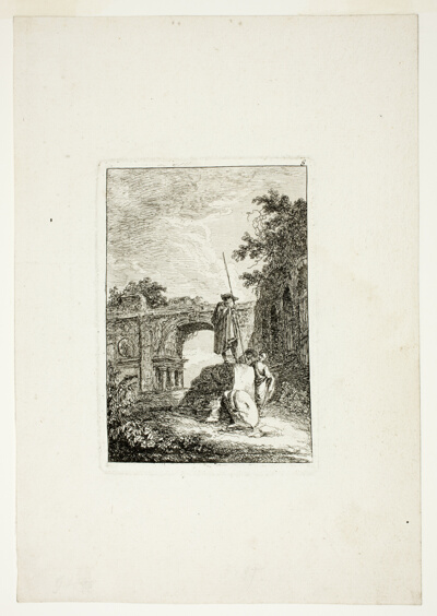 The Triumphal Arch, plate eight from Les Soirées de Rome