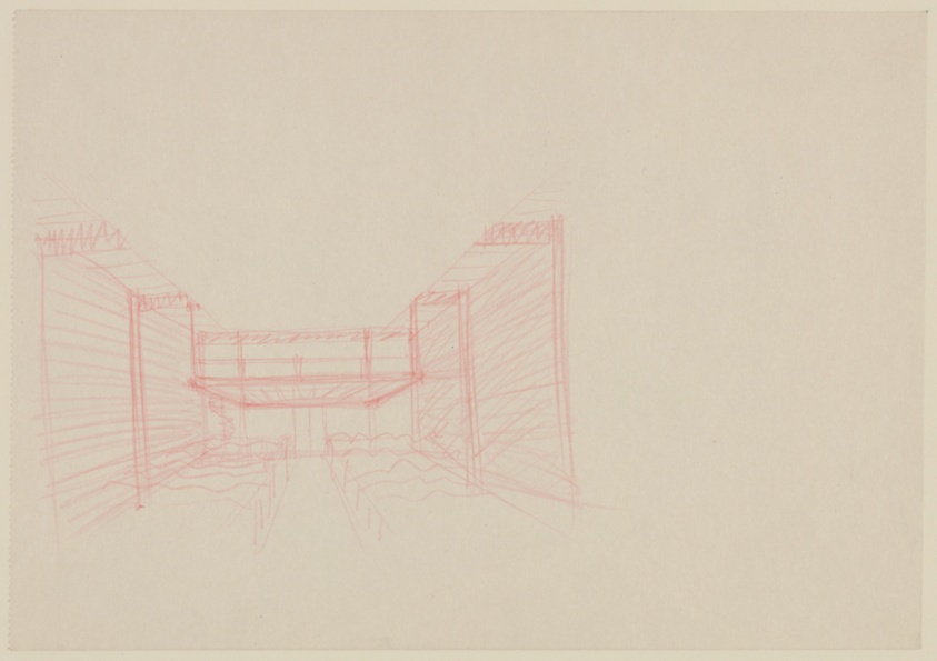 Illinois Institute of Technology Chapel, Chicago, Illinois, Exterior Perspective