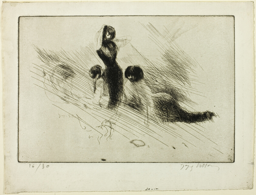 Three Women on the Grass