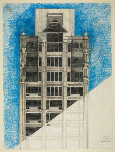 Three Twenty North Michigan Avenue Building, Chicago, Illinois, Elevation
