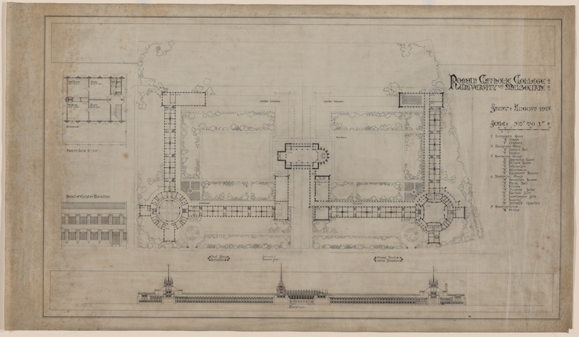Newman College, University of Melbourne, Australia, Multiple Views
