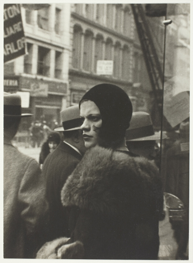Girl in Fulton Street, New York
