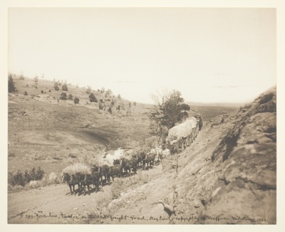 Jerkline twelve on the old freight road