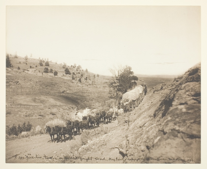 Jerkline twelve on the old freight road