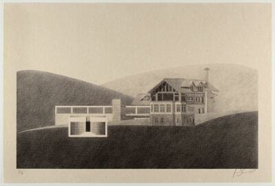 Oyamazaki Villa Museum, Kyoto, Japan, Section and Elevation