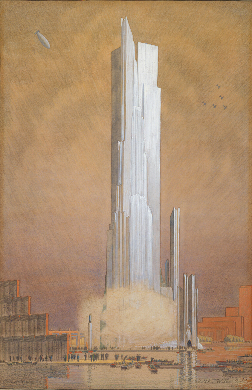 Century of Progress Exposition Tower of Water and Light, Chicago, Illinois, Final Design