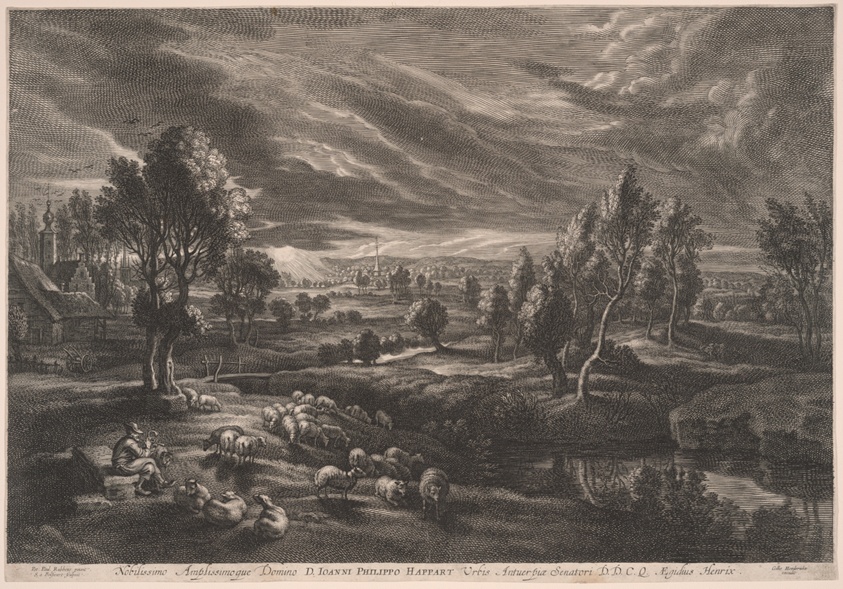 Landscape with Sheep, from The Small Landscapes