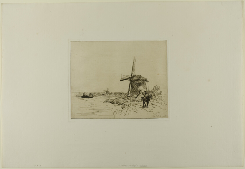 The Towpath, from Cahier de six eaux-fortes, vues de Hollande