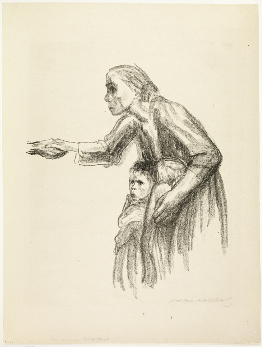 Woman Giving her Hand to Death