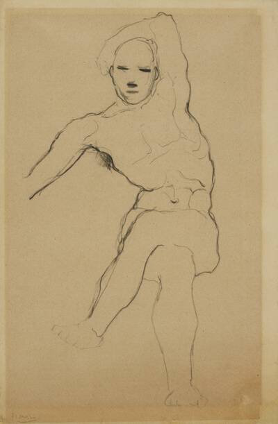 Study of a Seated Man