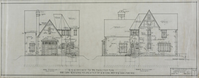 Joseph Ricker House, Chicago, Illinois, East and North Elevations