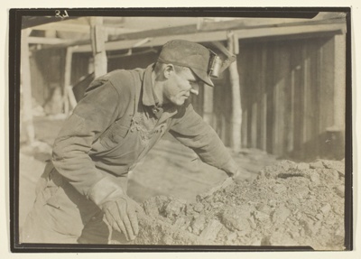 Brakeman on Coal Train, Pennsylvania