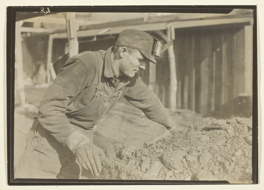 Brakeman on Coal Train, Pennsylvania