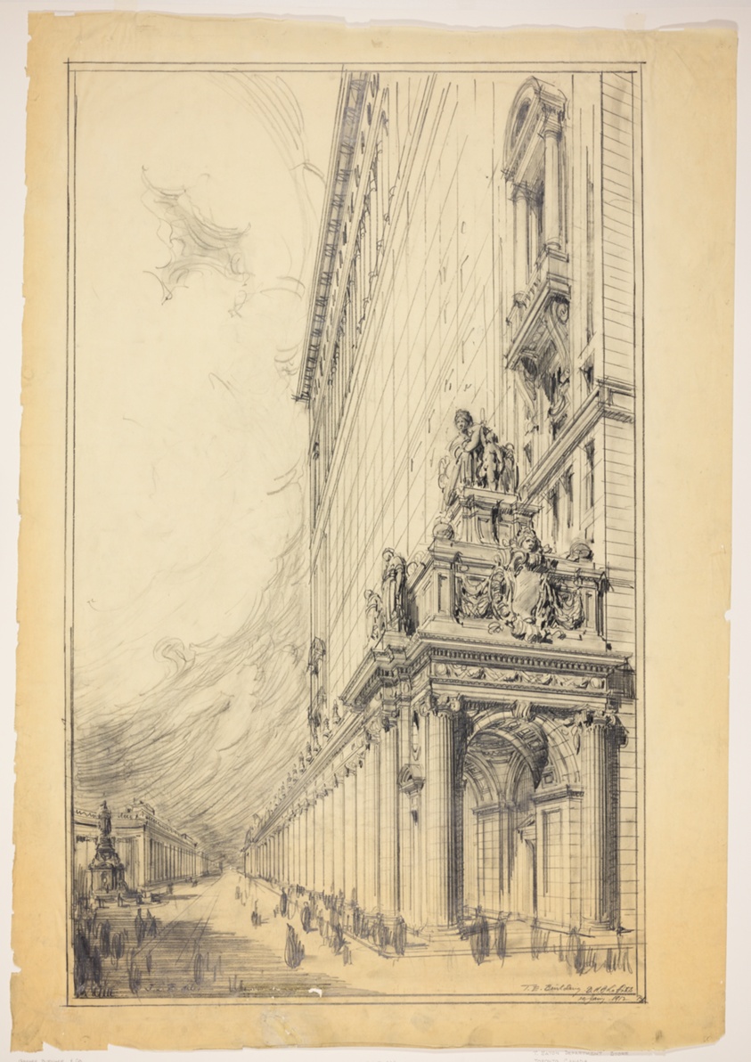 Eaton's Department Store, Toronto, Canada, Perspective Study