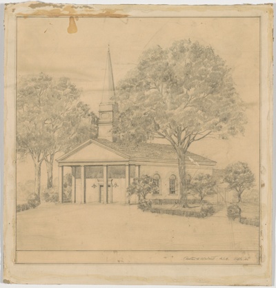 Church with Steeple, Perspective