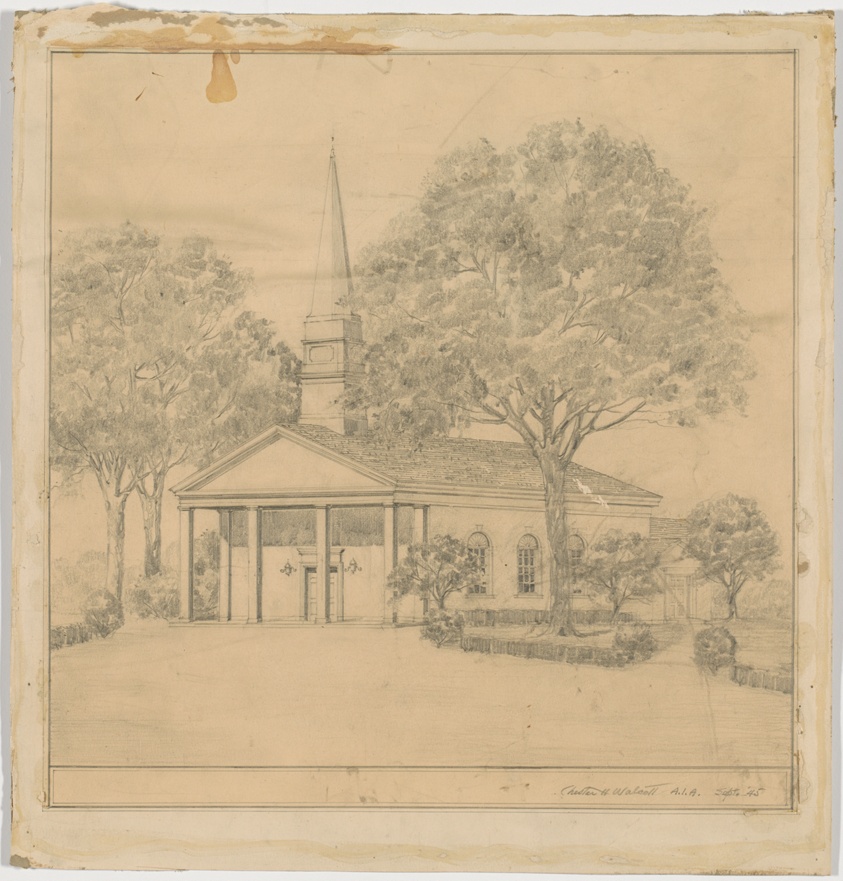 Church with Steeple, Perspective