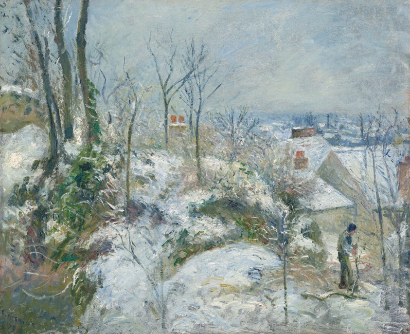 Rabbit Warren at Pontoise, Snow