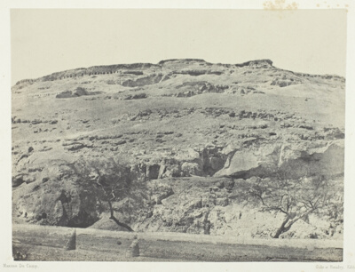 Nécropole de l'Ancienne Lycopolis, Haute-Egypte, plate 12 from the album "Egypte, Nubie, Palestine et Syrie" (1852)