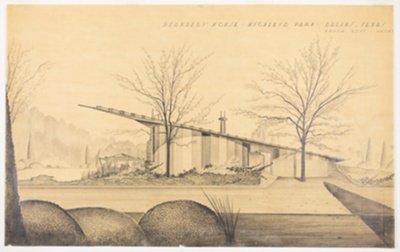 Jerry Blakeley House, Highland Park, Texas, Exterior Perspective