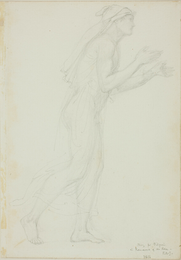 Study for Pilgrim in Romaunt of the Rose