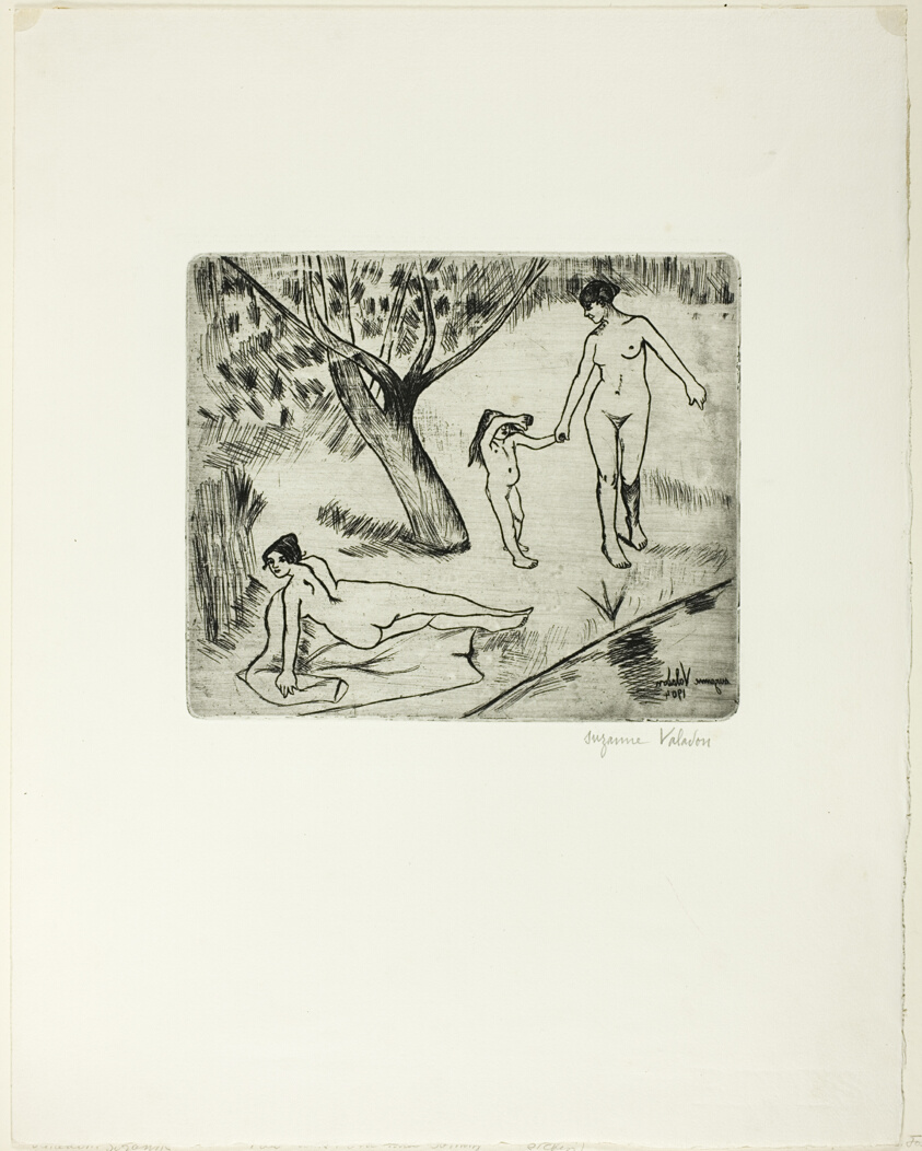 Women and Child at the Edge of the Water