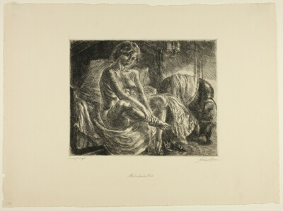 Nude Beside a Bed