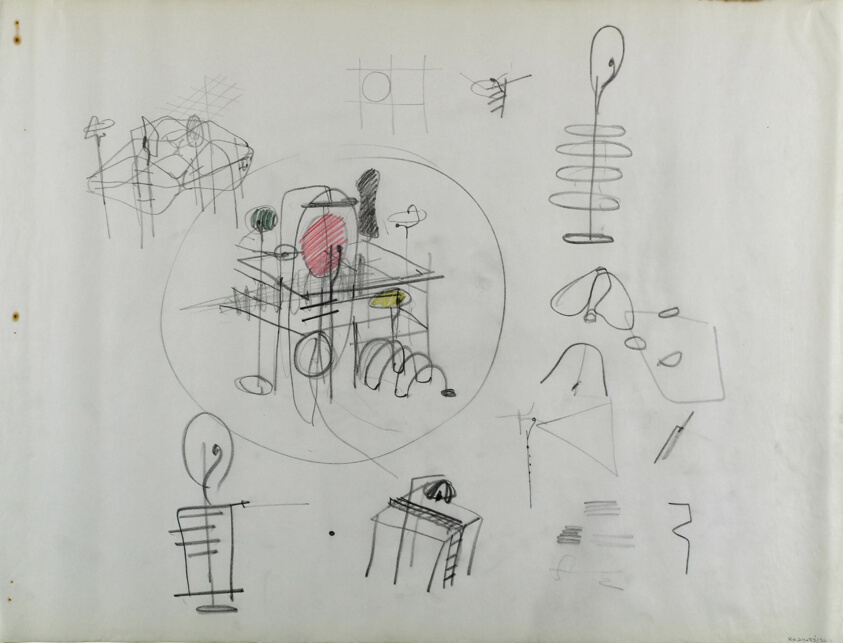 Play Sculpture Design for Museum of Modern Art Competition, Design Sketch