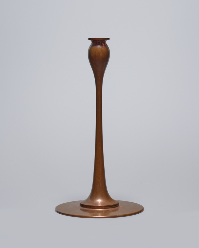 "Iota" Candlestick with Separate Bobeche