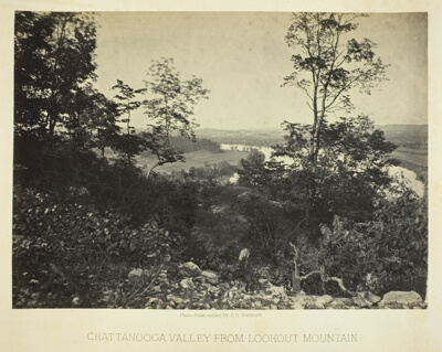 Chattanooga Valley from Lookout Mountain
