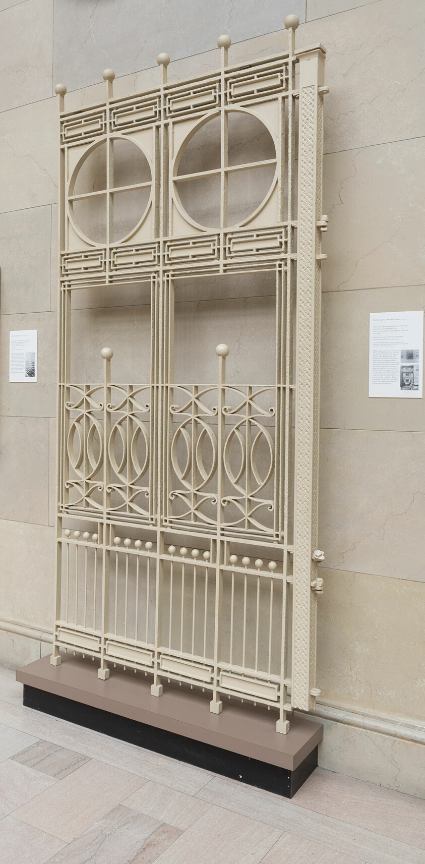 Entrance Gate from the Francis Apartments, Chicago, Illinois