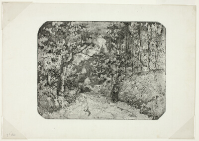 Wooded Lane at Pontoise