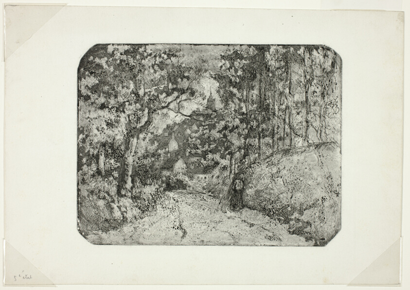 Wooded Lane at Pontoise
