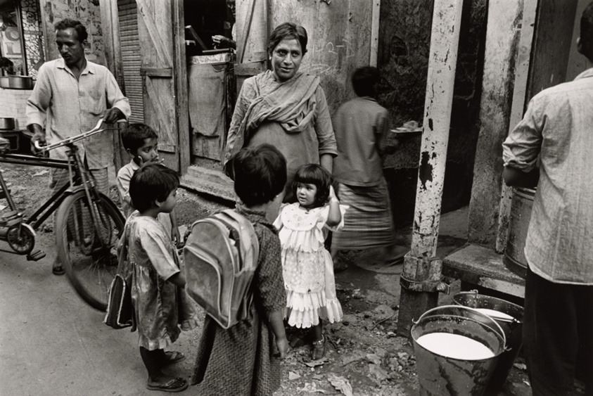 Taking Ayesha to school, from the series "Myself Mona Ahmed"