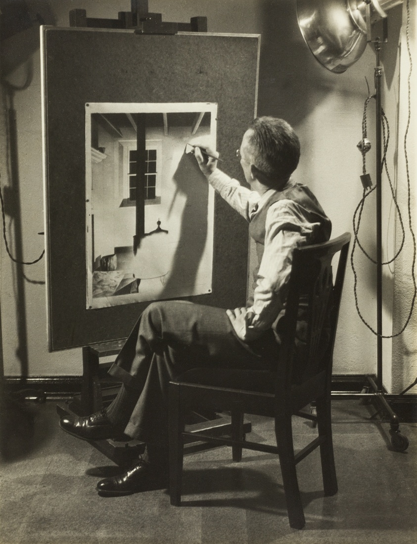Self-Portrait at Easel