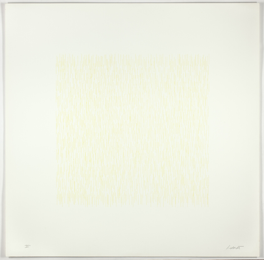Lines of One Inch, Four Directions, Four Colors, from Sixteen Lithographs in Color