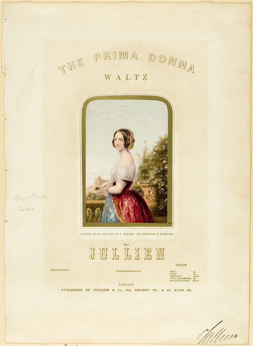 The Bride, cover for The Prima Donna Waltz sheet music