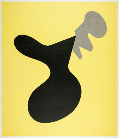 Composition in Black and Yellow