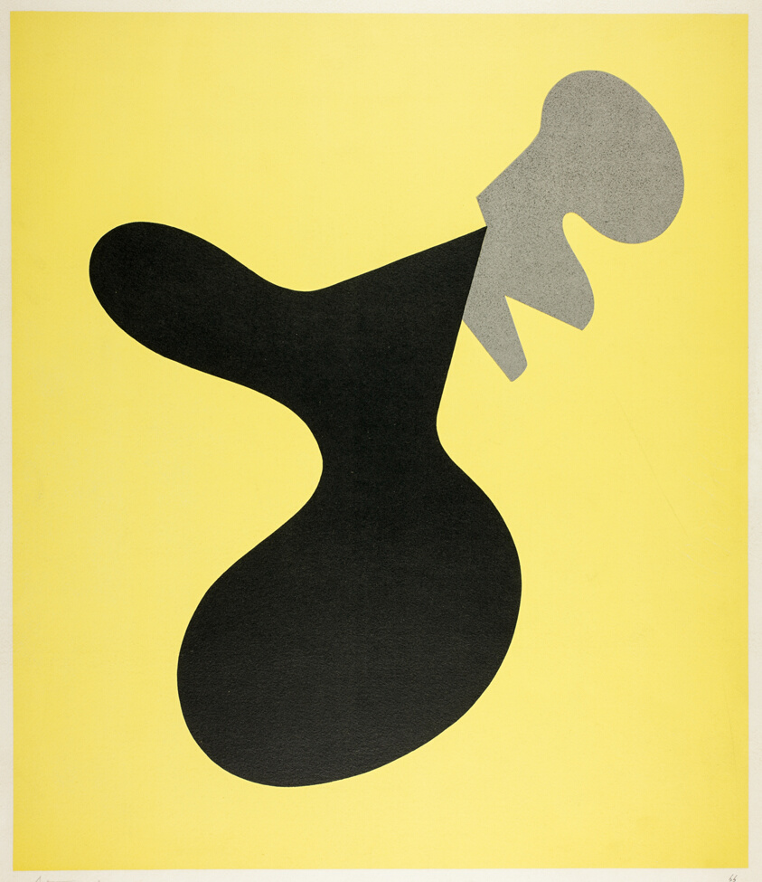 Composition in Black and Yellow