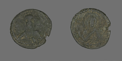 Anonymous Follis (Coin), Attributed to Constantine IX