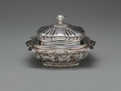 "Rose Service" Butter Dish