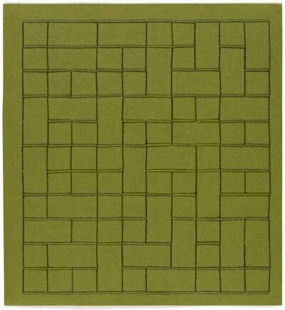 Embroidered Grid