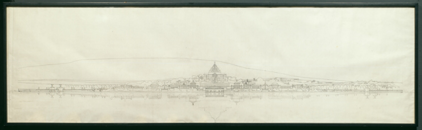 Canberra City Plan, Canberra, Australia, Sectional View