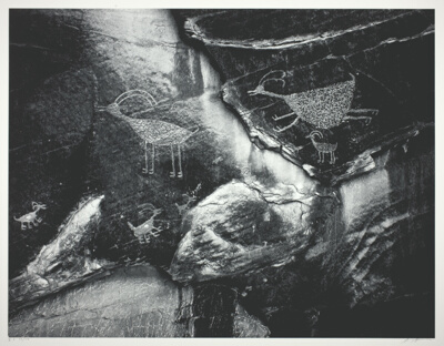 Petroglyphs, Monument Valley, Utah