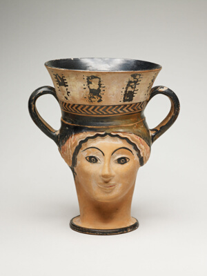 Kantharos (Wine Cup) in the Shape of a Female Head