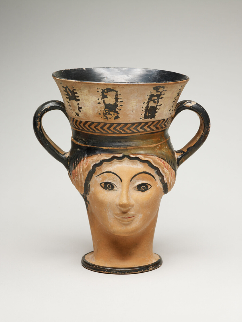 Kantharos (Wine Cup) in the Shape of a Female Head
